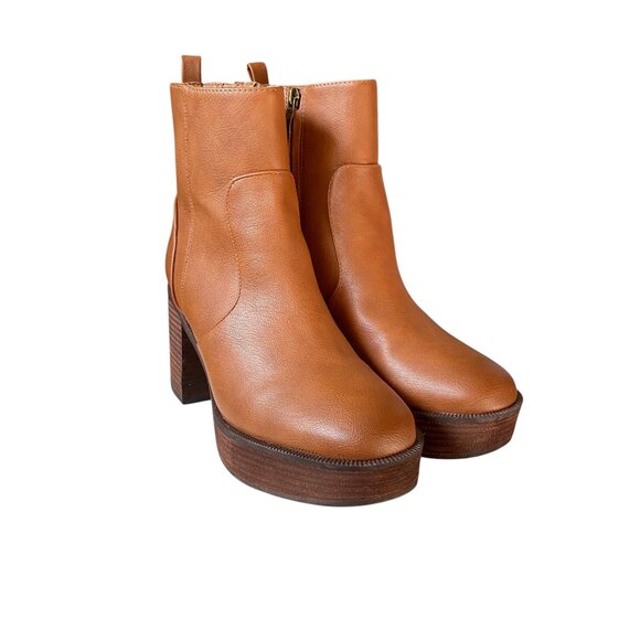 House of Harlow 1960 Festival Chunky Brown Boots - size 9.5 - Picture 2 of 10